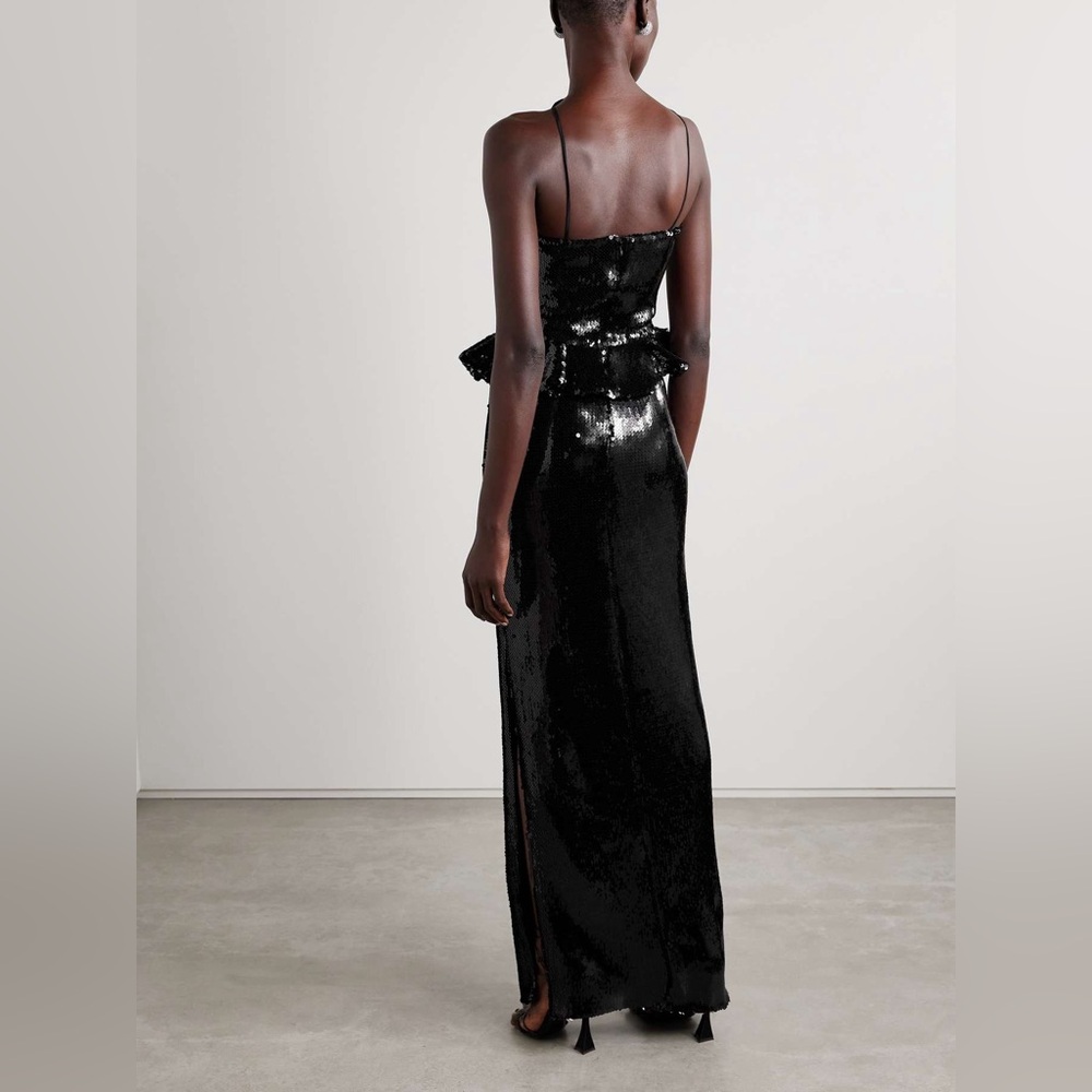 Rodarte Sequined tulle peplum gown - Picture 2 of 9